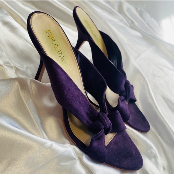 Prada Calzature Donna knot sandals in Viola - Picture 4 of 8